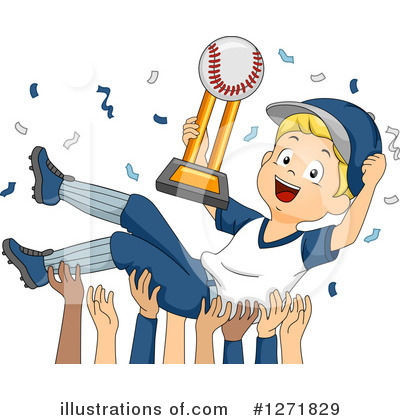 Royalty-Free (RF) Baseball Clipart Illustration by BNP Design Studio - Stock Sample #1271829