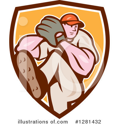 Royalty-Free (RF) Baseball Clipart Illustration by patrimonio - Stock Sample #1281432