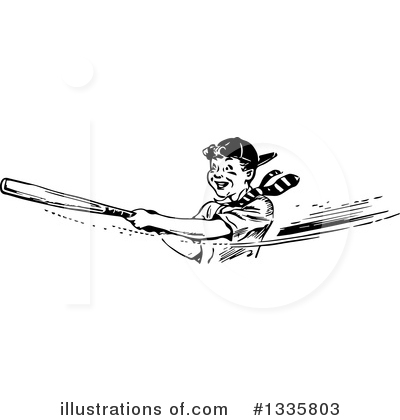 Royalty-Free (RF) Baseball Clipart Illustration by Picsburg - Stock Sample #1335803