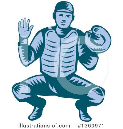 Royalty-Free (RF) Baseball Clipart Illustration by patrimonio - Stock Sample #1360971