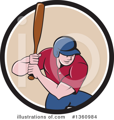 Royalty-Free (RF) Baseball Clipart Illustration by patrimonio - Stock Sample #1360984