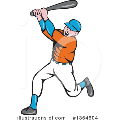 Royalty-Free (RF) Baseball Clipart Illustration by patrimonio - Stock Sample #1364604