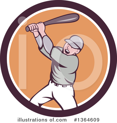 Royalty-Free (RF) Baseball Clipart Illustration by patrimonio - Stock Sample #1364609