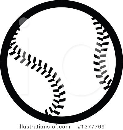 Softball Clipart #1377769 by Vector Tradition SM