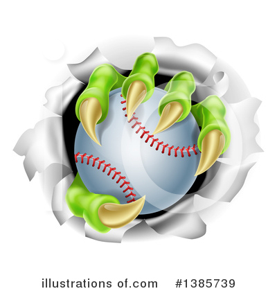 Softball Clipart #1385739 by AtStockIllustration