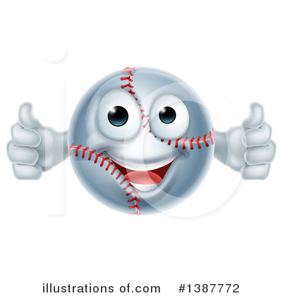 Royalty-Free (RF) Baseball Clipart Illustration by AtStockIllustration - Stock Sample #1387772