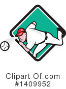 Baseball Clipart #1409952 by patrimonio
