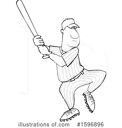 Baseball Player Clipart #1596896 by djart