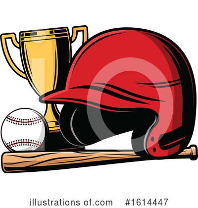 Baseball Bat Clipart #1614447 by Vector Tradition SM