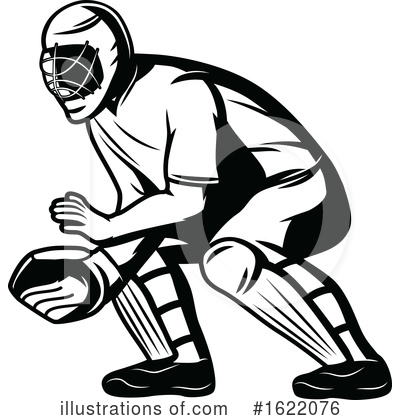 Baseball Player Clipart #1622076 by Vector Tradition SM