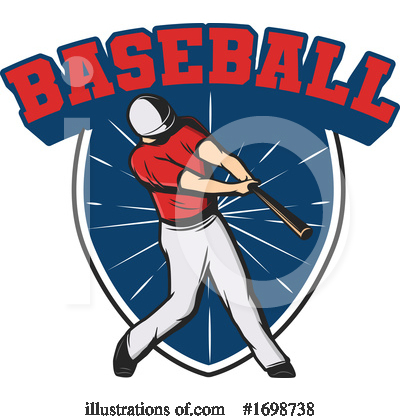 Baseball Player Clipart #1698738 by Vector Tradition SM