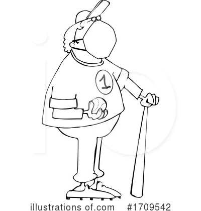 Royalty-Free (RF) Baseball Clipart Illustration by djart - Stock Sample #1709542