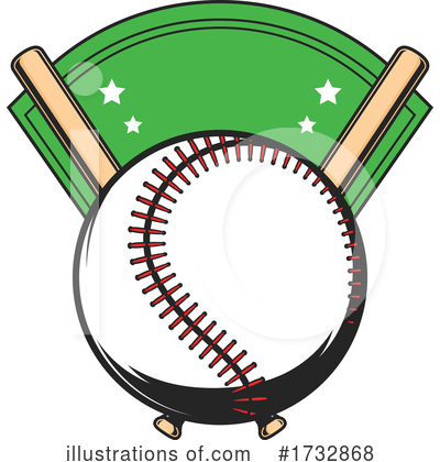 Softball Clipart #1732868 by Vector Tradition SM