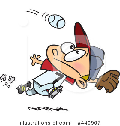 Royalty-Free (RF) Baseball Clipart Illustration by toonaday - Stock Sample #440907