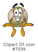 Baseball Clipart #7039 by Mascot Junction