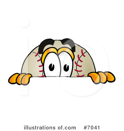 Royalty-Free (RF) Baseball Clipart Illustration by Mascot Junction - Stock Sample #7041