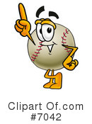 Baseball Clipart #7042 by Mascot Junction