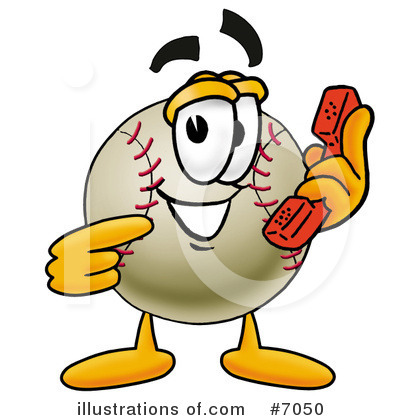 Royalty-Free (RF) Baseball Clipart Illustration by Mascot Junction - Stock Sample #7050