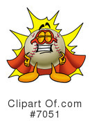 Baseball Clipart #7051 by Mascot Junction