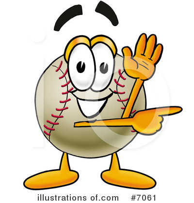 Royalty-Free (RF) Baseball Clipart Illustration by Mascot Junction - Stock Sample #7061