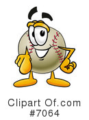 Baseball Clipart #7064 by Mascot Junction