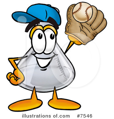 Royalty-Free (RF) Baseball Clipart Illustration by Mascot Junction - Stock Sample #7546