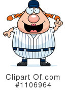 Baseball Player Clipart #1106964 by Cory Thoman