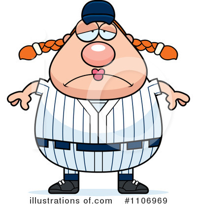 Royalty-Free (RF) Baseball Player Clipart Illustration by Cory Thoman - Stock Sample #1106969