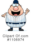 Baseball Player Clipart #1106974 by Cory Thoman