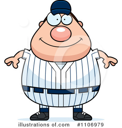 Royalty-Free (RF) Baseball Player Clipart Illustration by Cory Thoman - Stock Sample #1106979