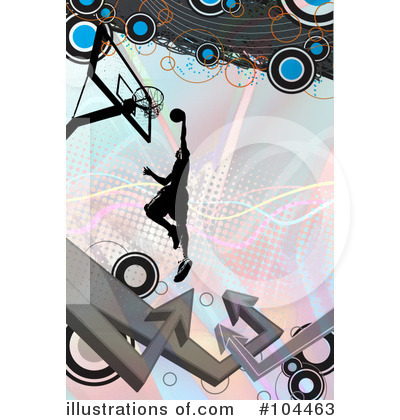Royalty-Free (RF) Basketball Clipart Illustration by Arena Creative - Stock Sample #104463