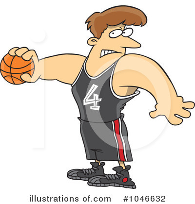 Basketball Clipart #1046632 by toonaday