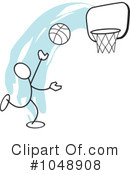 Basketball Clipart #1048908 by Johnny Sajem