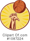 Basketball Clipart #1087224 by patrimonio