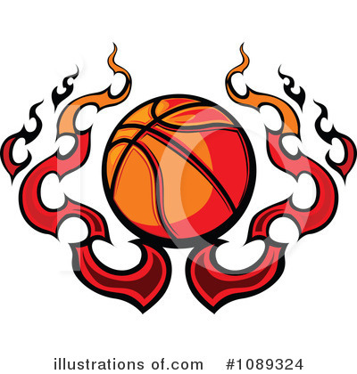 Royalty-Free (RF) Basketball Clipart Illustration by Chromaco - Stock Sample #1089324