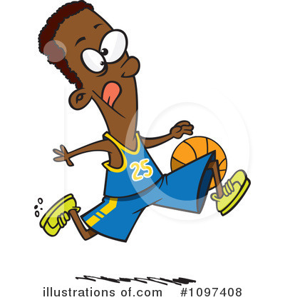 Basketball Clipart #1097408 by toonaday