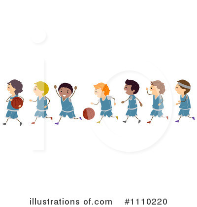 Royalty-Free (RF) Basketball Clipart Illustration by BNP Design Studio - Stock Sample #1110220