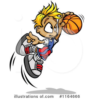 Royalty-Free (RF) Basketball Clipart Illustration by Chromaco - Stock Sample #1164666