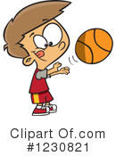 Basketball Clipart #1230821 by toonaday