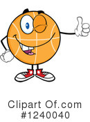 Basketball Clipart #1240040 by Hit Toon