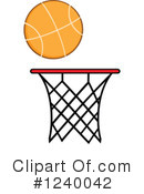 Basketball Clipart #1240042 by Hit Toon