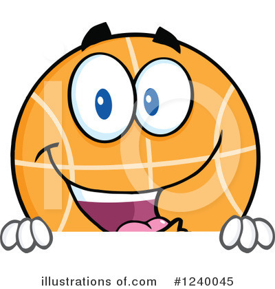 Basketball Clipart #1240045 by Hit Toon