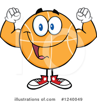 Basketball Clipart #1240049 by Hit Toon