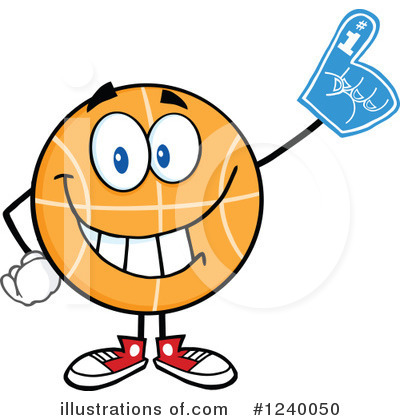Basketball Clipart #1240050 by Hit Toon
