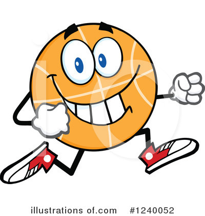 Basketball Clipart #1240052 by Hit Toon