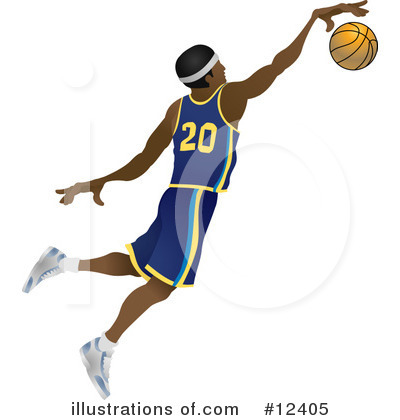 Basketball Player Clipart #12405 by AtStockIllustration