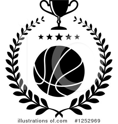 Royalty-Free (RF) Basketball Clipart Illustration by Vector Tradition SM - Stock Sample #1252969