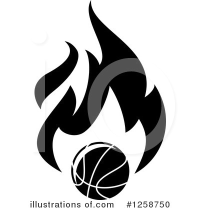 Royalty-Free (RF) Basketball Clipart Illustration by Vector Tradition SM - Stock Sample #1258750
