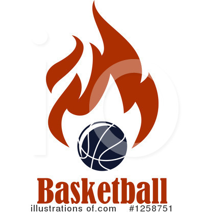 Royalty-Free (RF) Basketball Clipart Illustration by Vector Tradition SM - Stock Sample #1258751