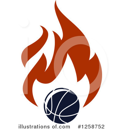 Royalty-Free (RF) Basketball Clipart Illustration by Vector Tradition SM - Stock Sample #1258752